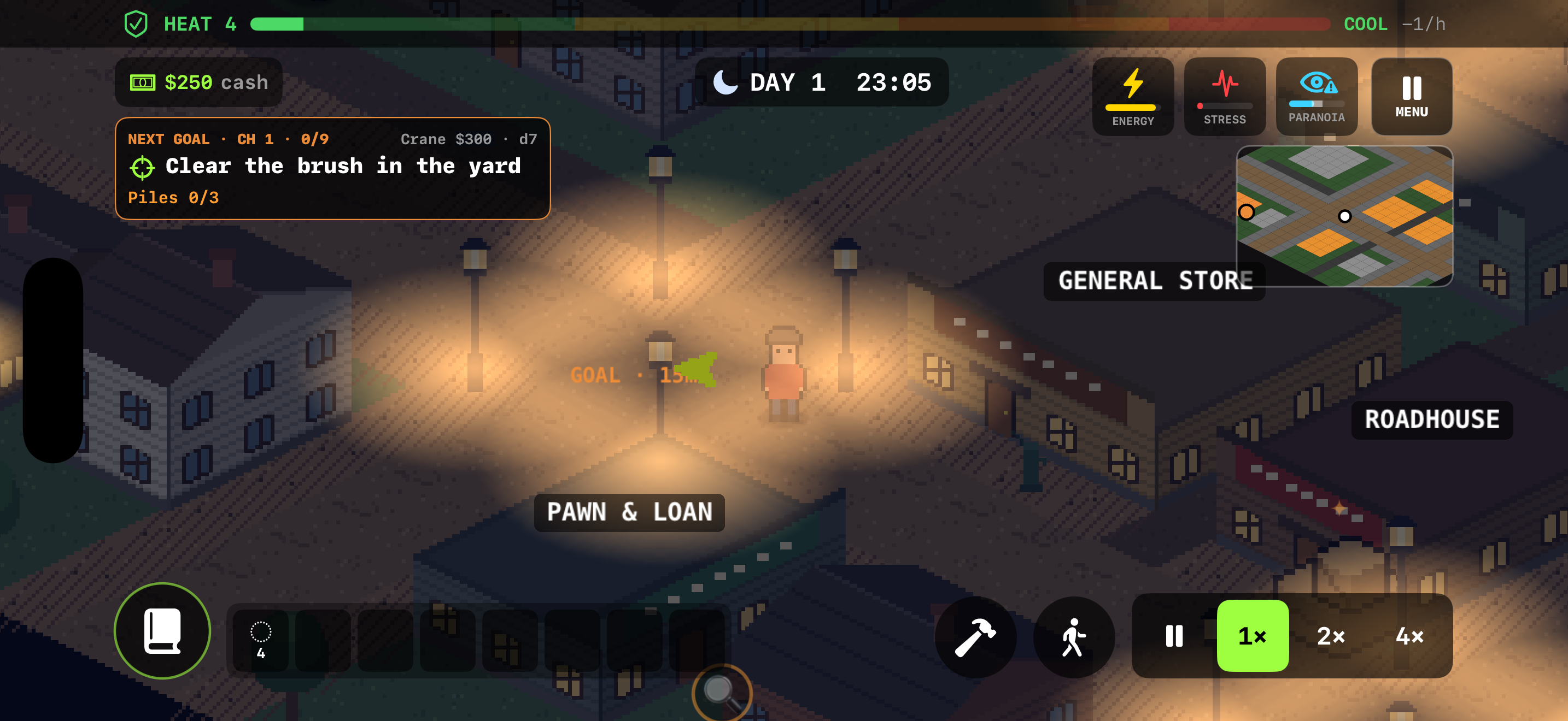 Hollow Creek at night in Project: Moonshine